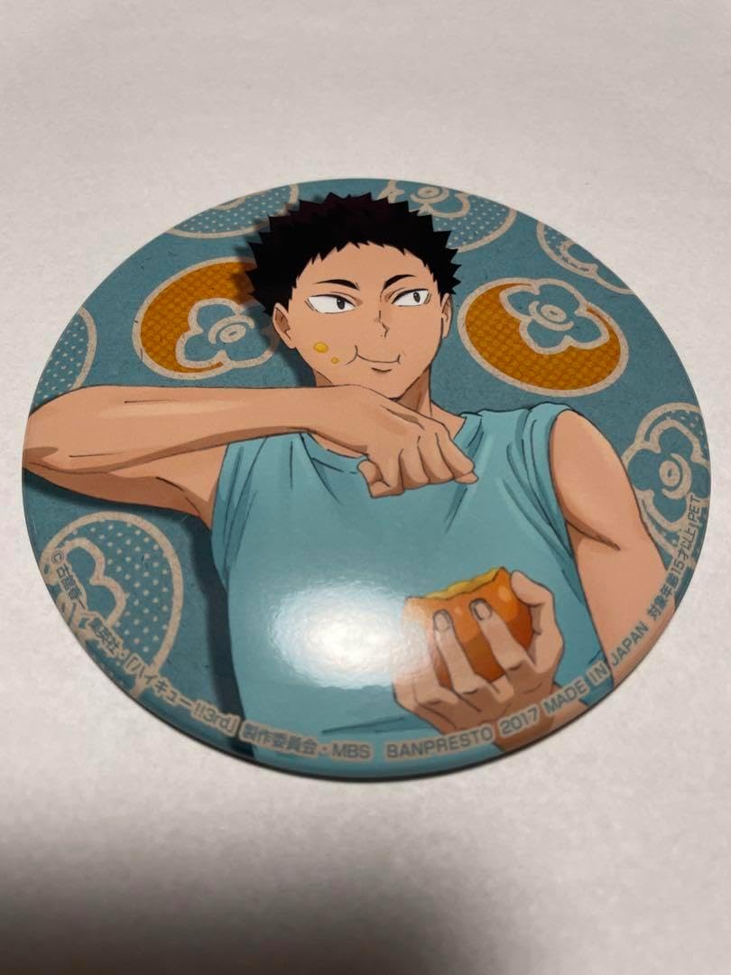 米を食べろ 肉を食べろ 野菜を食べろ！！ ビッグ缶バッジ 狐爪研磨