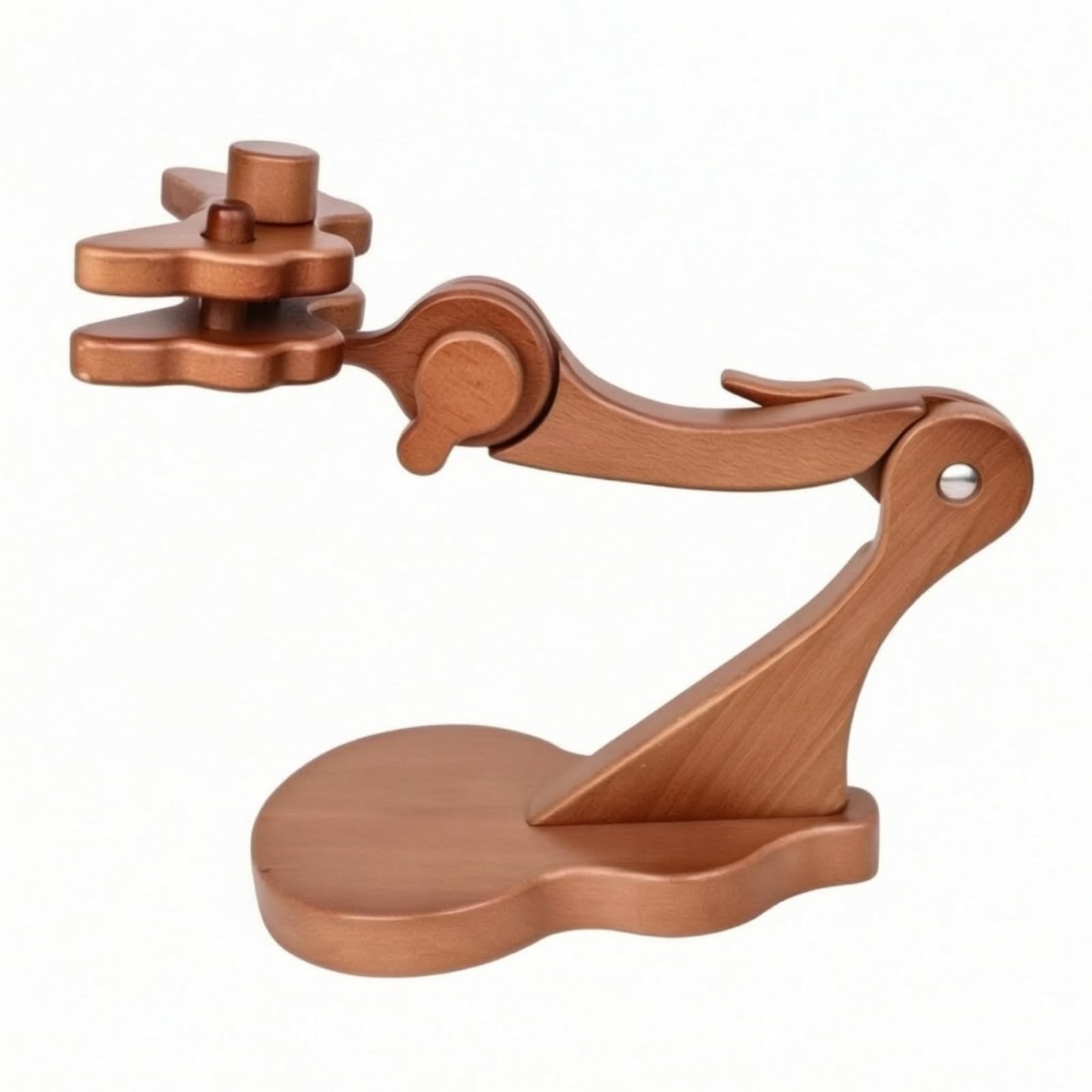 perfeclan Bastidor de Bordado Soporte Marco Base Abrazadera de Madera de con Brazo Ajustable y Pinza Moldeada para Mantener la Tela Base Estable con