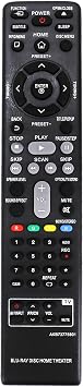 AKB73775801 Replaced Remote Compatible with LG BLU-RAY DVD Player BH4030S BH4430P BH4530T BH5140 BH5140S BH5140SF0 BH5440P BH5540T BH6230S BH6240S BH6330H BH6340H S43S2-S S43T1-S S54S1-S S54T1-C