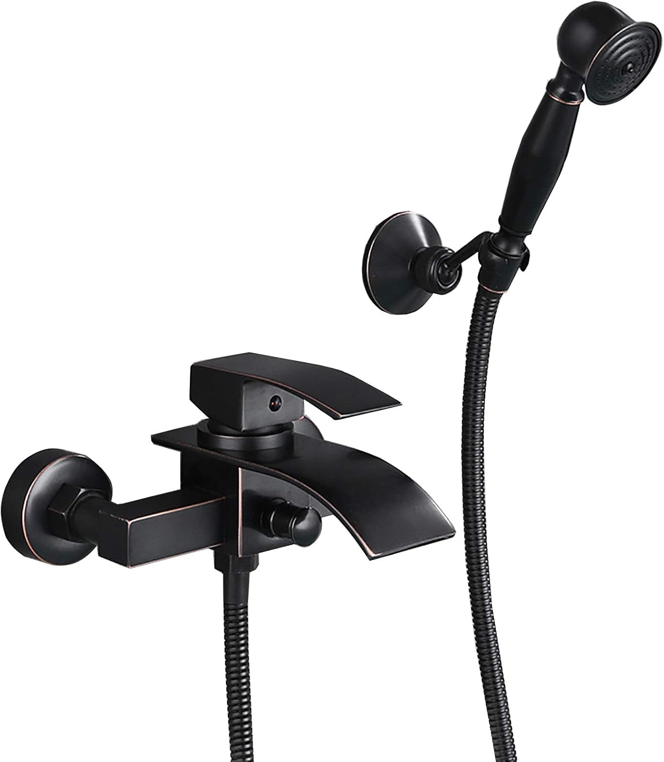 GLYYR Waterfall Bathtub Faucet with Cold and Hot Water