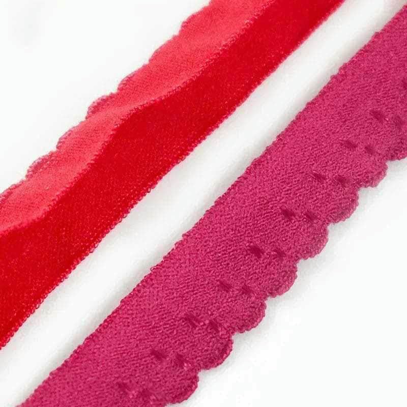 Elastyczna taśma nylonowa, Polyester Bra Underwear Sewing Elastic Band Multicolor 11mm 20-100 meters(Red 11mm,50Meters)