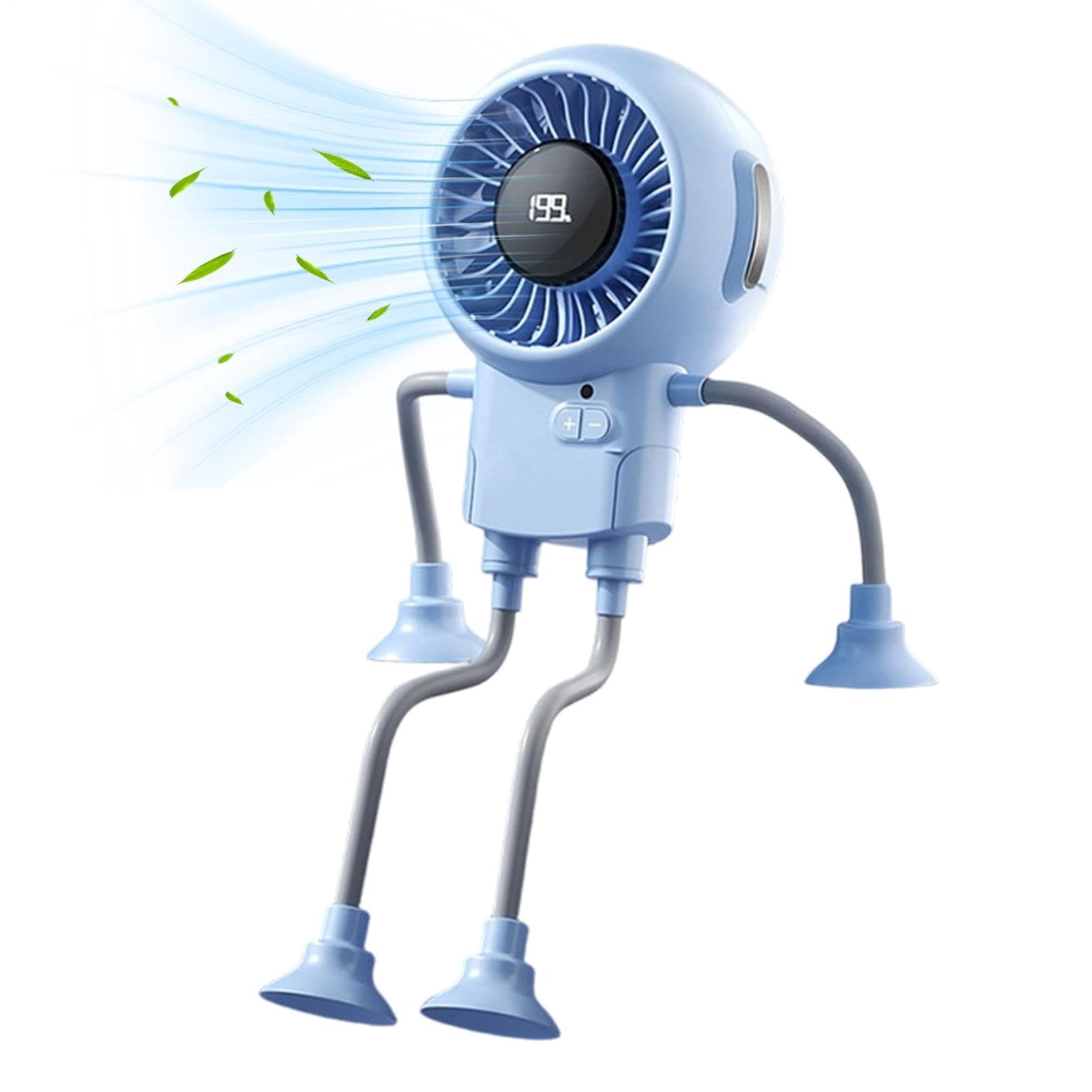 Ventilateur de bureau USB rechargeable et silencieux pour la chambre