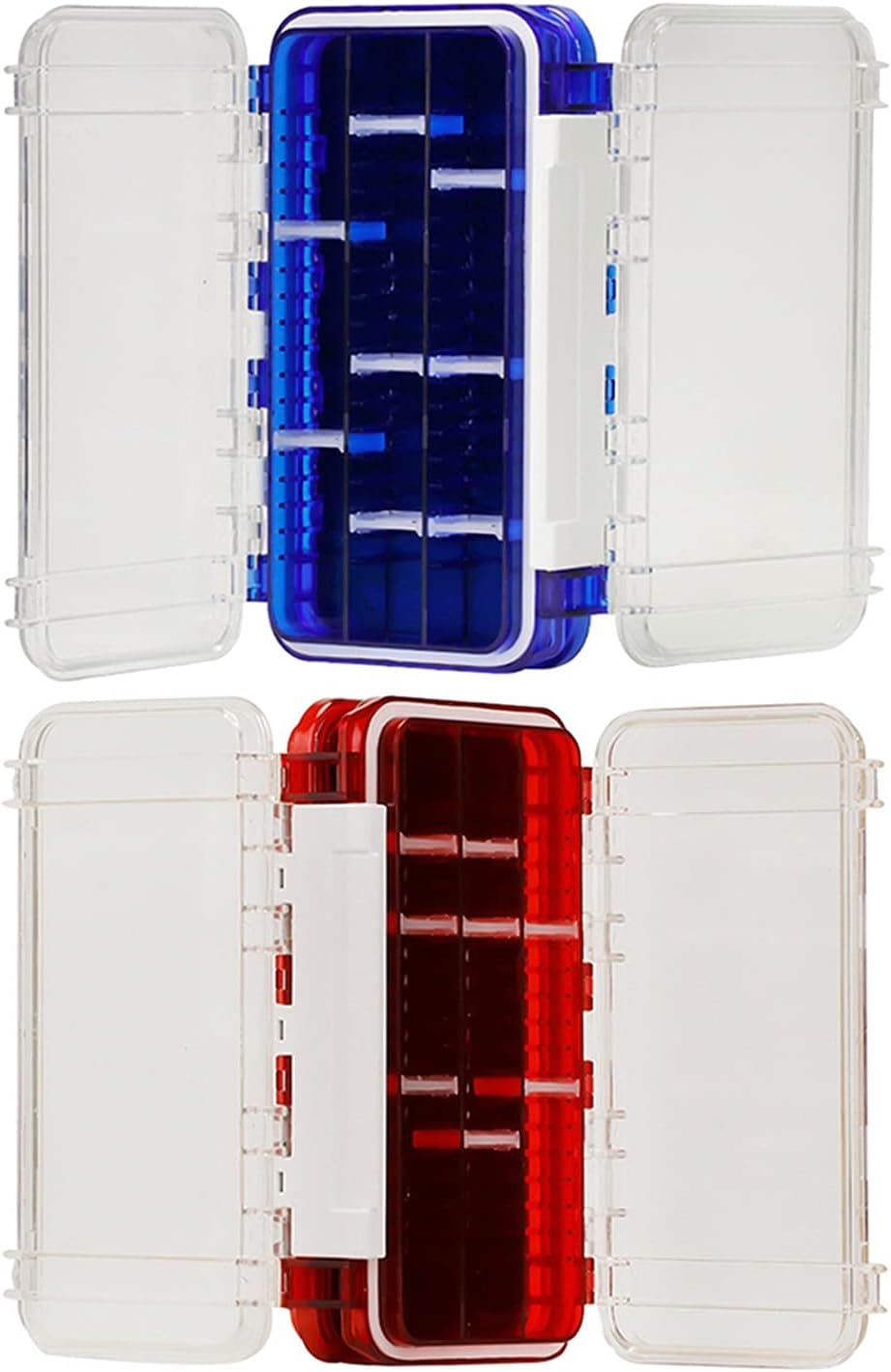 Tackle Box Fishing Bait Hook Storage Box Double-Sided Fishing Tackle Tools Organizer Case Fish Hook Bait Lure Storage Case Bait Box