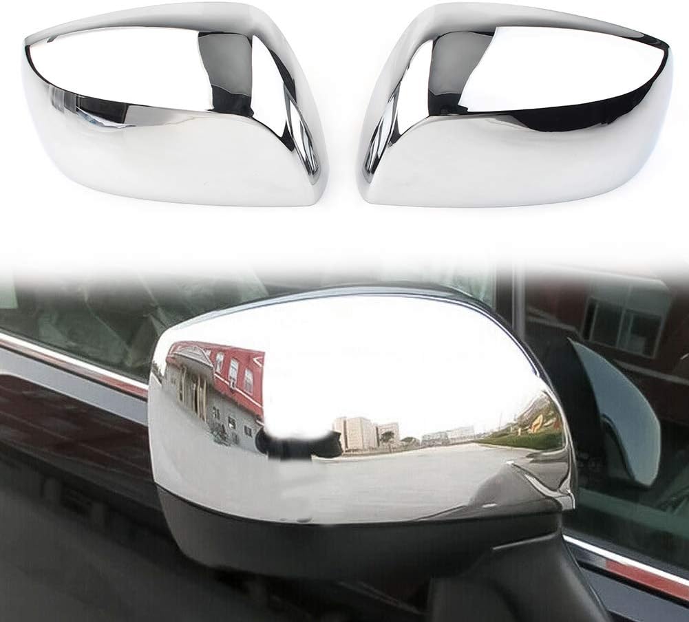 GZYF Car Auto 2 Pcs Exterior Side Rearview Mirrors Cover Cap for Subaru Forester SJ 2013-2018, for Deluxe Model