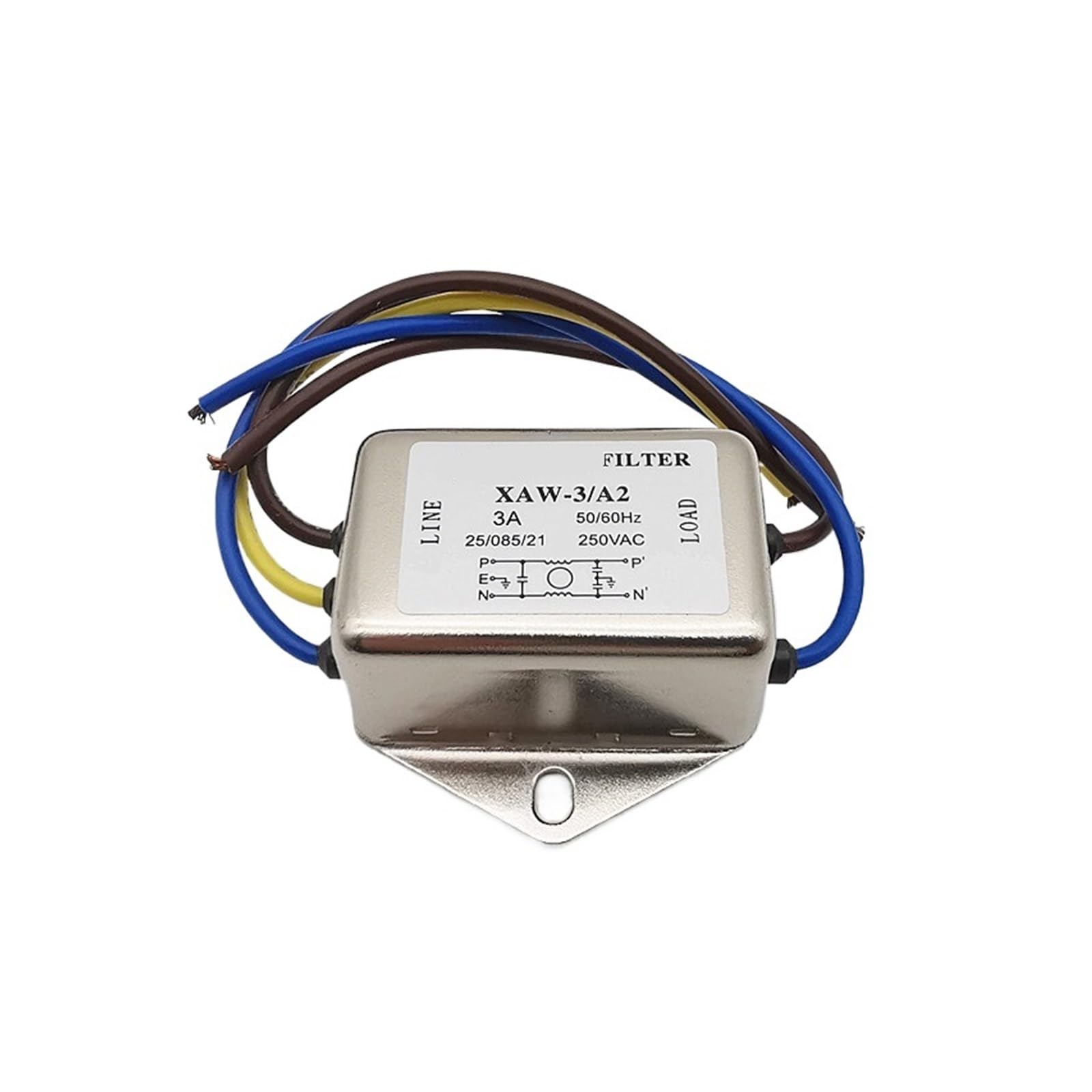 Filtre de ligne XAW-3-A2 3A 220V pour supprimer les interférences