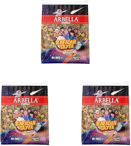 Arbella Rafadan Tayfa Sebzeli Makarna 350 g 3lü paket