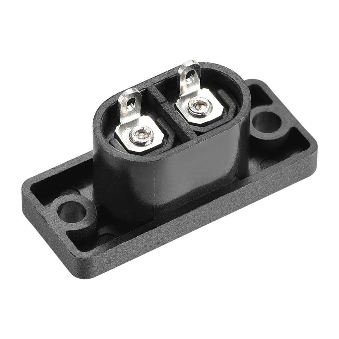 Aexit 10pcs AC 250V 2.5A IEC320 C7 Male Connector Panel Mount Power Input Aexit 10pcs AC 250V 2.5A IEC320 C7 Male Connector Panel Mount Power Input