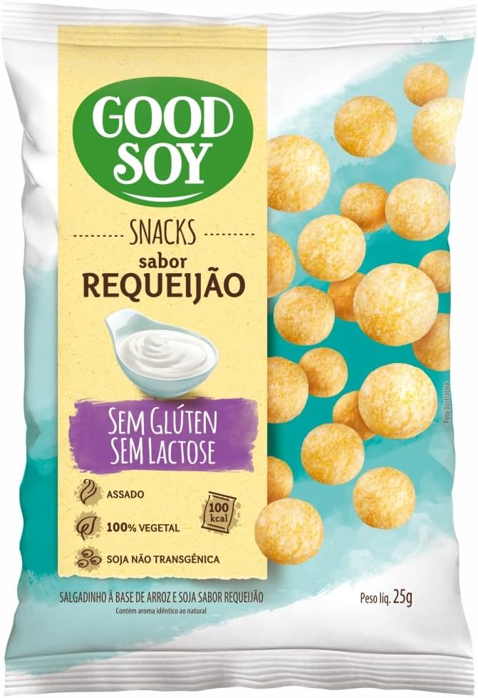 GoodSoy Snacks Requeijão