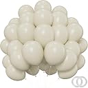 PatiCool Beige Balloons - 12 inch 100pcs Latex - Cream Balloons with 2 Ribbons, Neutral Ivory for Birthday Party, Boho Wedding, Bridal Shower, Baby Shower Decorations gallery image