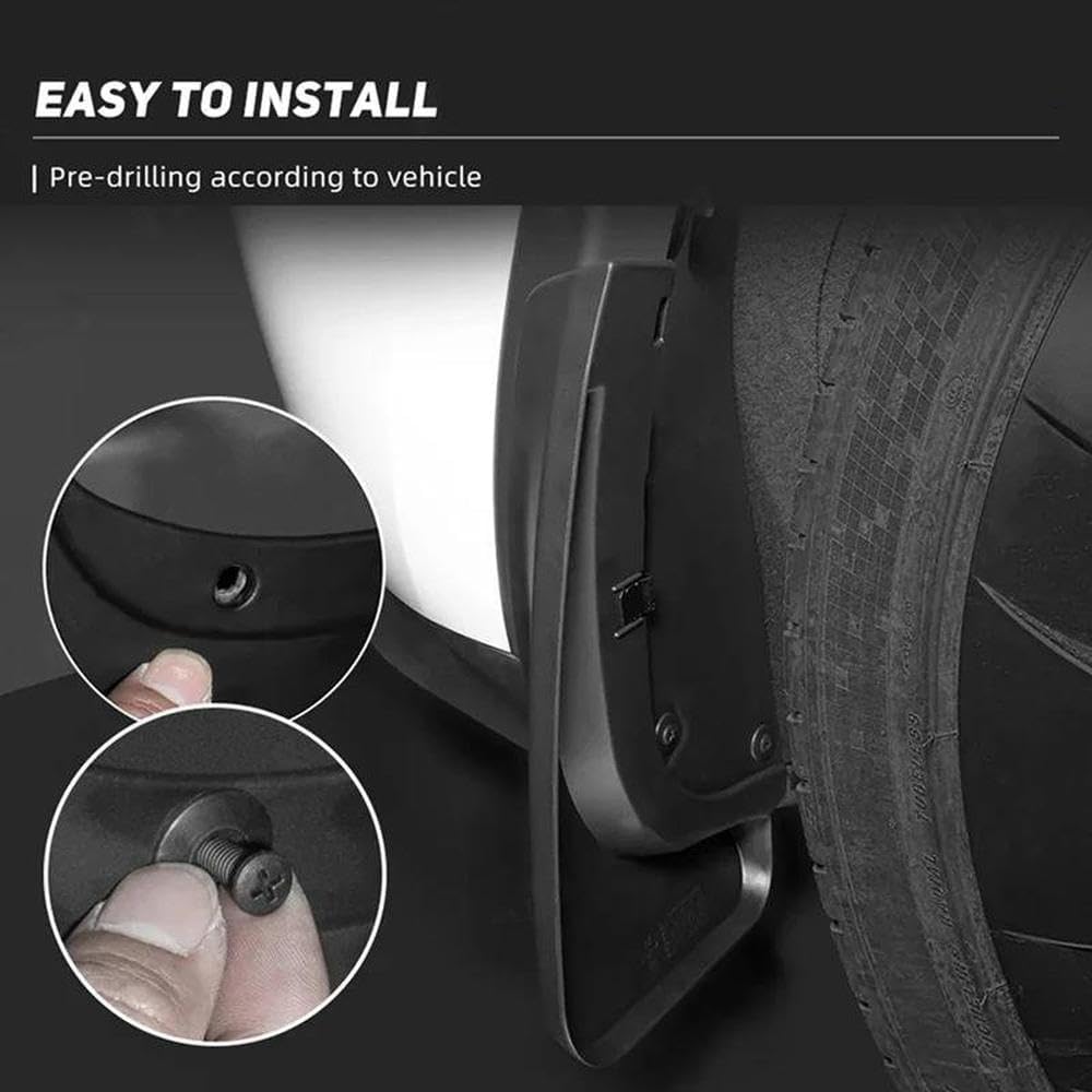 Auto Parts Car Molded Mud Flaps Splash Guards Mudguards Front Rear Styling Automotive Supplies for Ford Bronco Sport 2021-2023