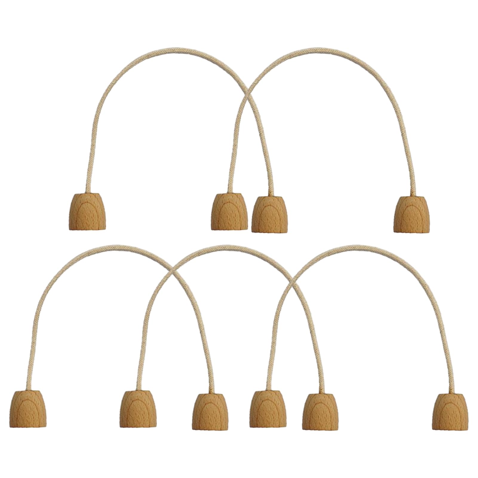 Fulenyi Guichets de Croquet intérieur | Ensemble de guichets de Croquet Familial 5 pièces,guichets Mous de Coton de Jeu de Croquet de 7.08x5.9in pour la pelouse et l'arrière-Cour