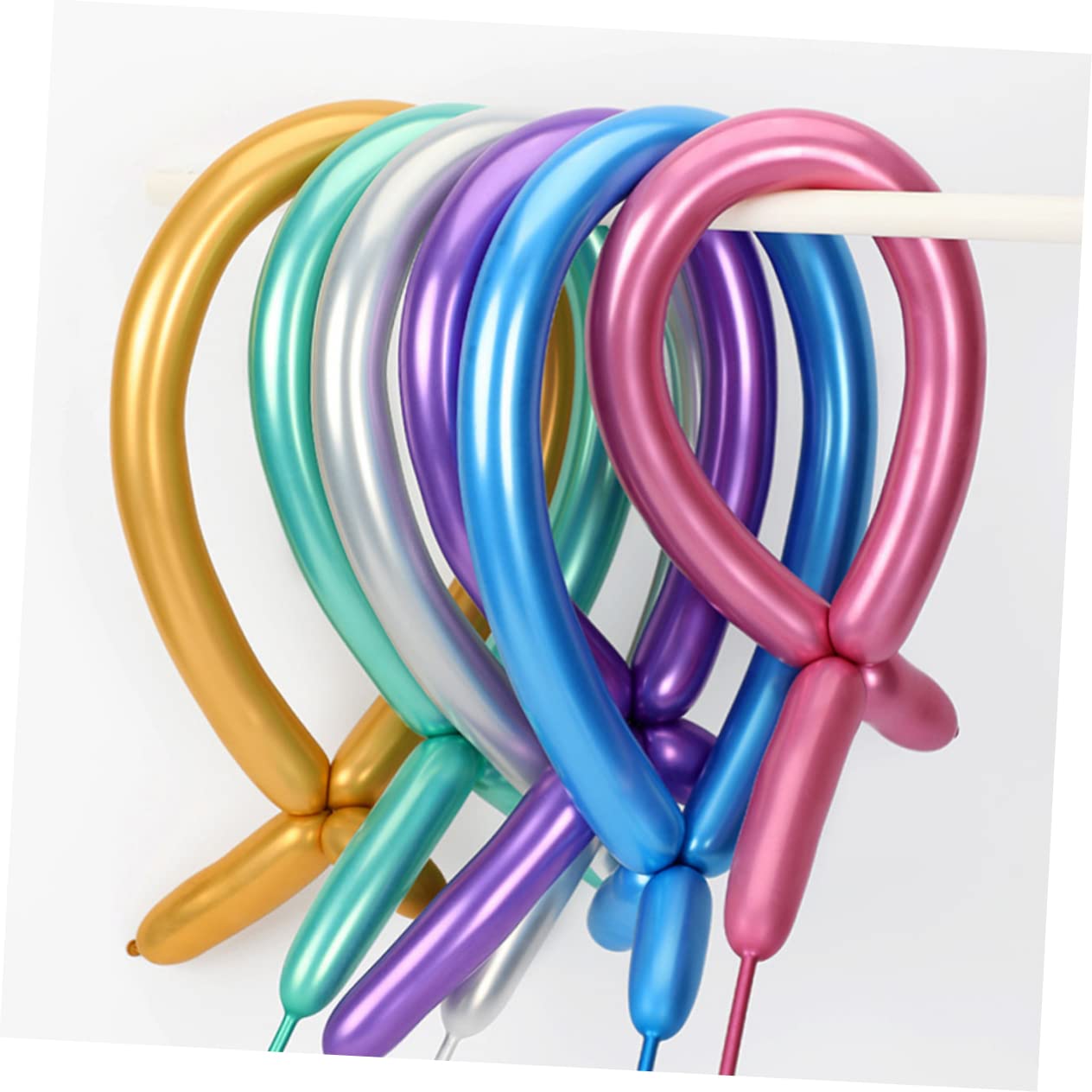 Alipis 200 Pz lungo palloncino di palloncini matrimonio palloncini sposi kit animali a palloncino arredamento in lunghi per animali in mongolfiera e suite