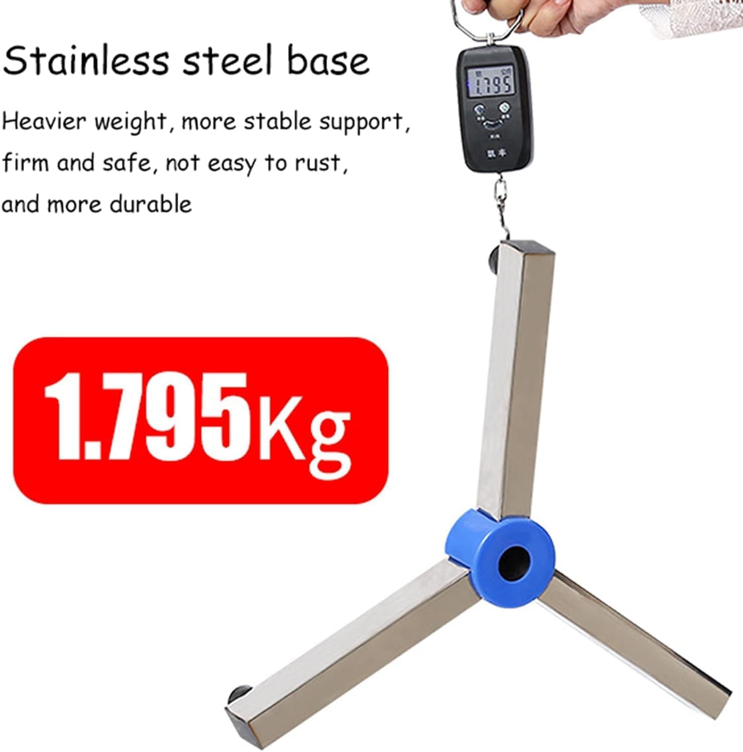 Asta portaflebo in Acciaio Inox con Ruote Aste portaflebo Altezza Regolabile 109-205 cm Portasacca portaflebo 2 Ganci Portaflebo a 3 Gambe