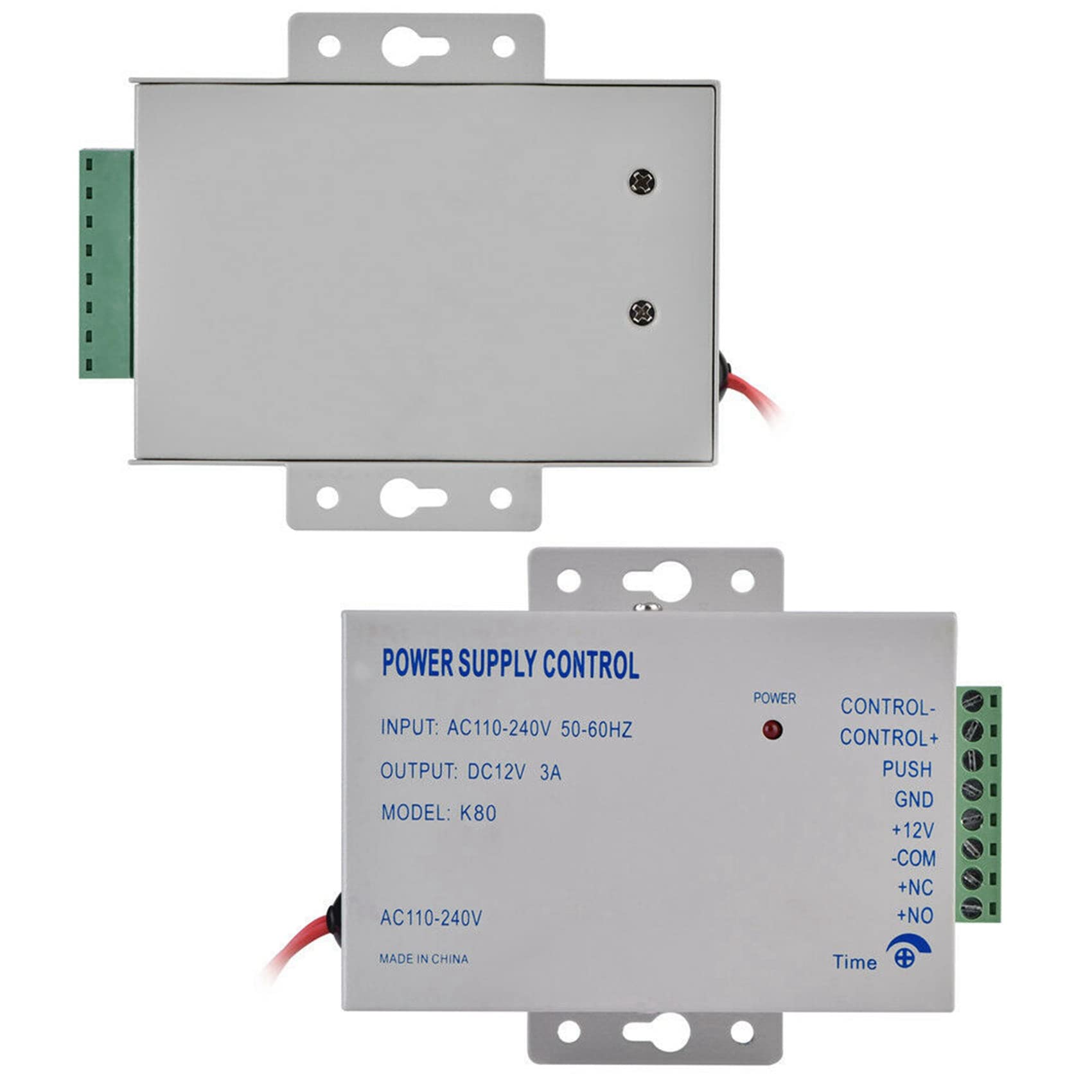 3X System de Acceso una la Puerta K80 Control de Suministro de Energía Eléctrica DC 12V 3A Energía en Miniatura/Cerradura Eléctrica Alimentación/System de Control de Acceso