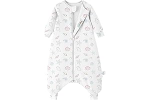 Cozy and Secure: Unisex Toddler Sleep Sack with Feet for Restful Nights