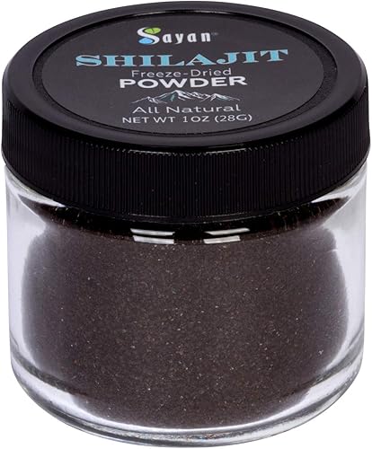Miniatura 8 de Sayan Shilajit Polvo Liofilizado Extracto Orgánico Puro 1oz 0.99 oz Suministro de 1 mes. Potente suplemento de ácido fúlvico y minerales para