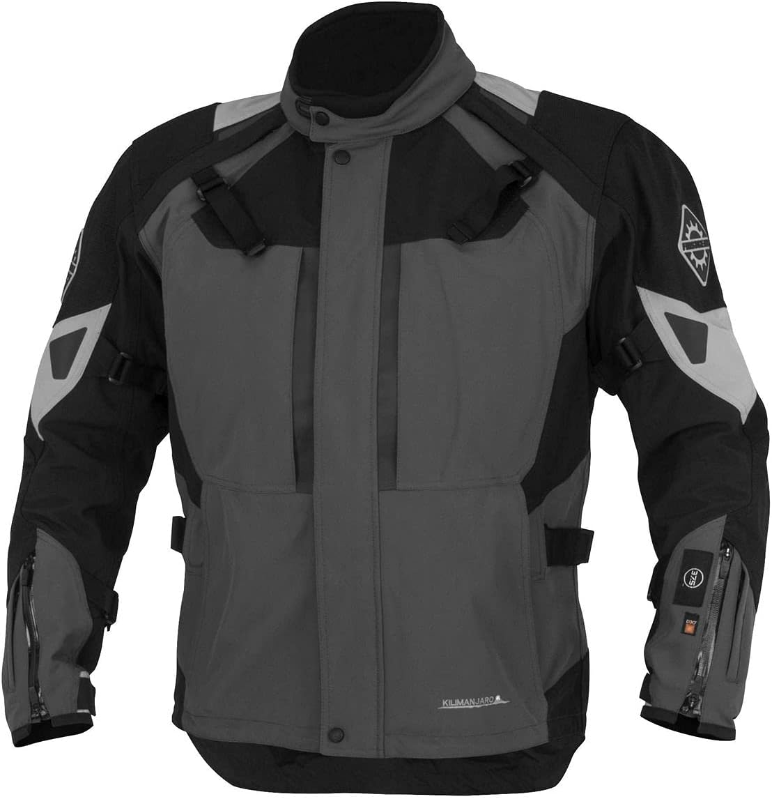FirstGear 37.5 Kilimanjaro Textile Men's Street Motorcycle Jackets - Grey/Black/Medium