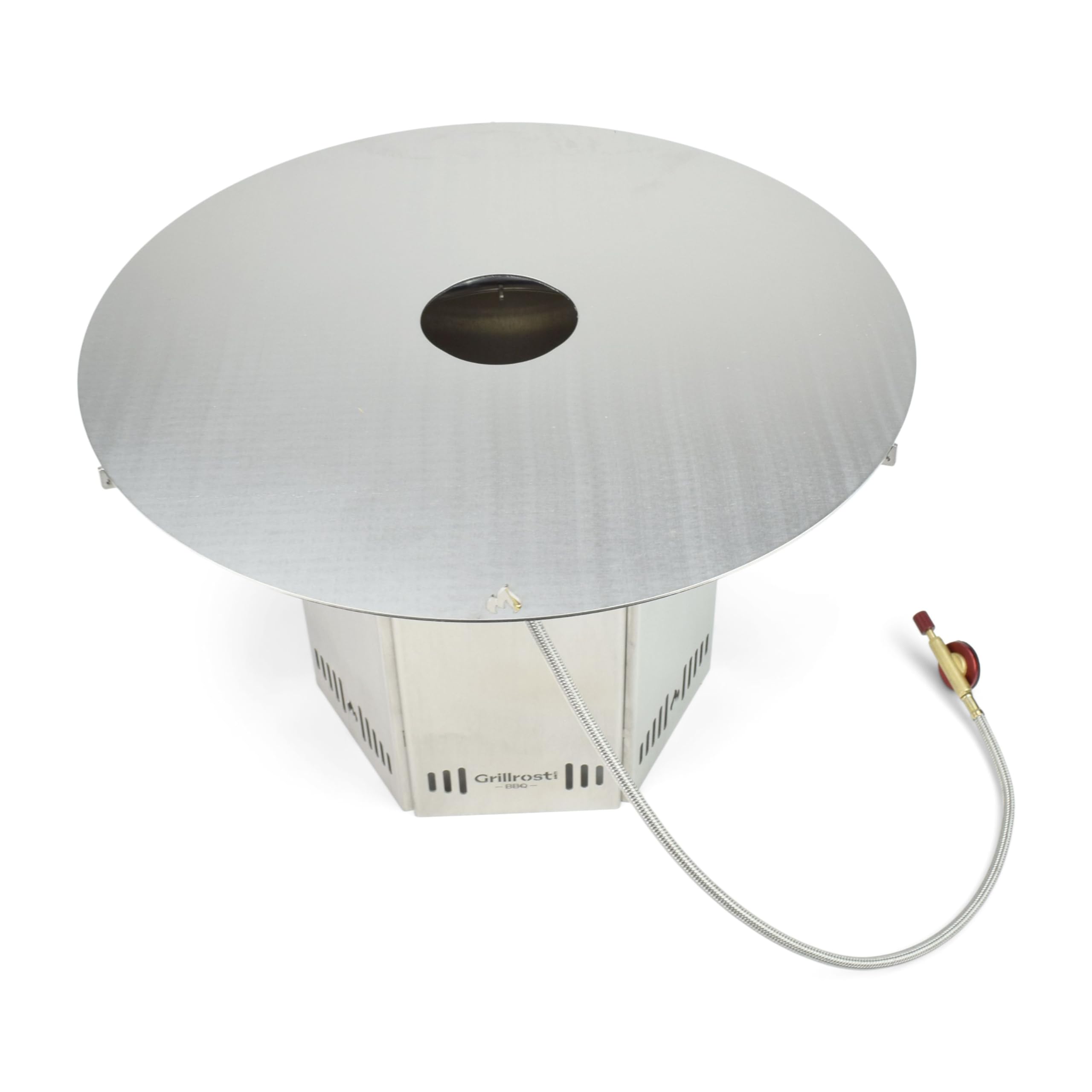 Camping-Feuerplatte aus Edelstahl steckbar - Original Grillrost.com