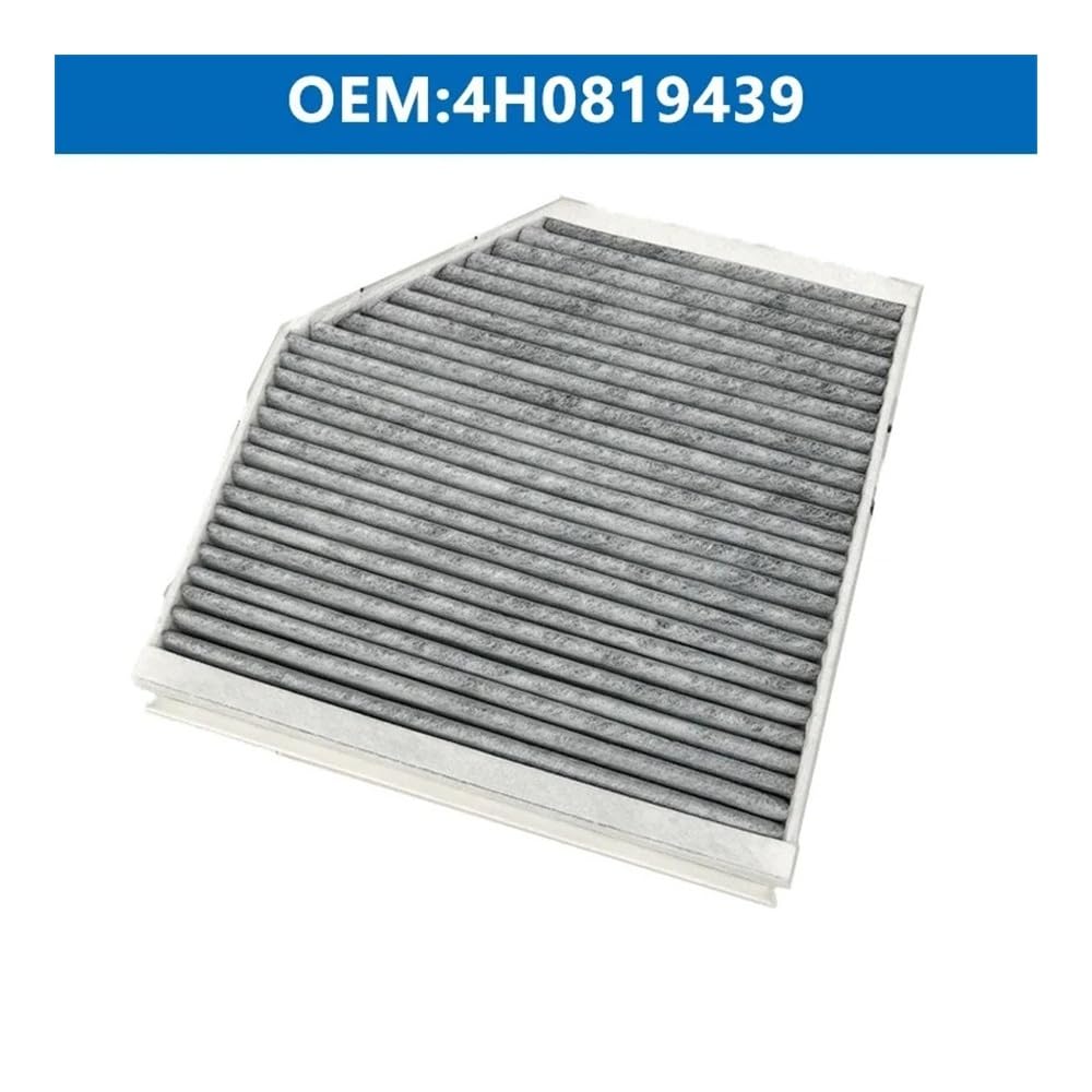 Filtro de habitáculo con aire acondicionado 4H0819439 for C7 A6 A7 A8 1.8T 2.0TDI 2.8FSI 3.0T 4.0T. Filtro de aire de habitáculo de carbón activado. Regiones