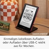 Amazon Kindle Paperwhite Signature Edition (newest gen) – Our fastest Kindle with an auto-adjusting front light, wireless charging and weeks of battery life – 32 GB – Without Ads - Metallic Black - 3