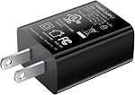 2-Pack 5V2A Prise d'alimentation Adaptateur - Blanc/Noir, 2pcs, 10W USB Bloc chargeur pour téléphones cellulaires, tablettes, écouteurs, banques de puissance, portables intelligents, jouets et plus d'electroniques Gadgets