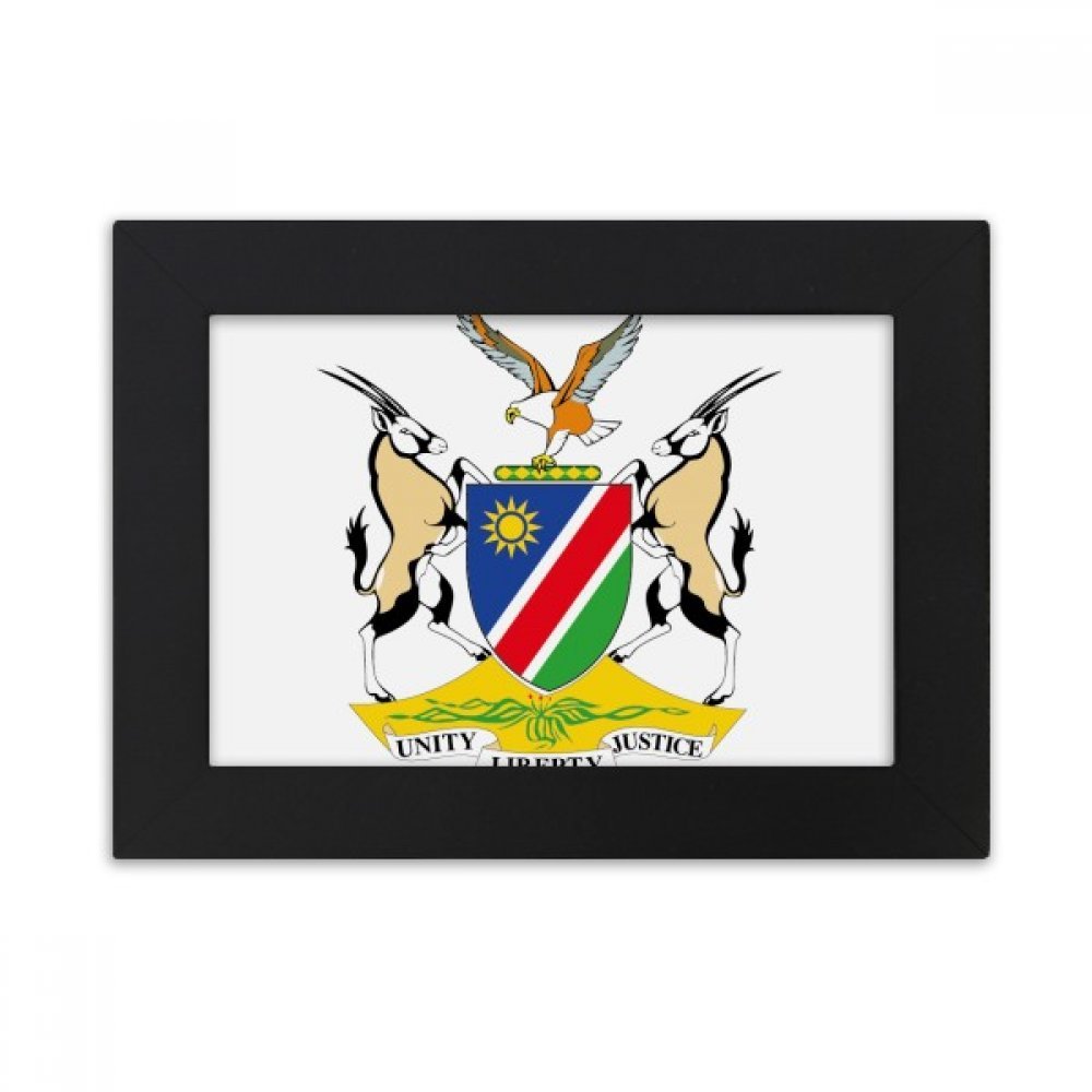Cadre photo Namibie 10x15 cm noir de bureau pour image 5x7 pouces