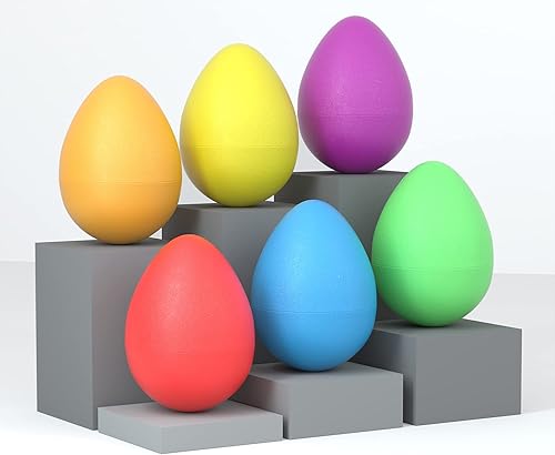 Miniatura 4 de MUSCELL Huevos, instrumentos de percusión profesionales con 6 sonidos para vivo, estudio, música en aula, 36 piezas en 6 colores con embalaje de