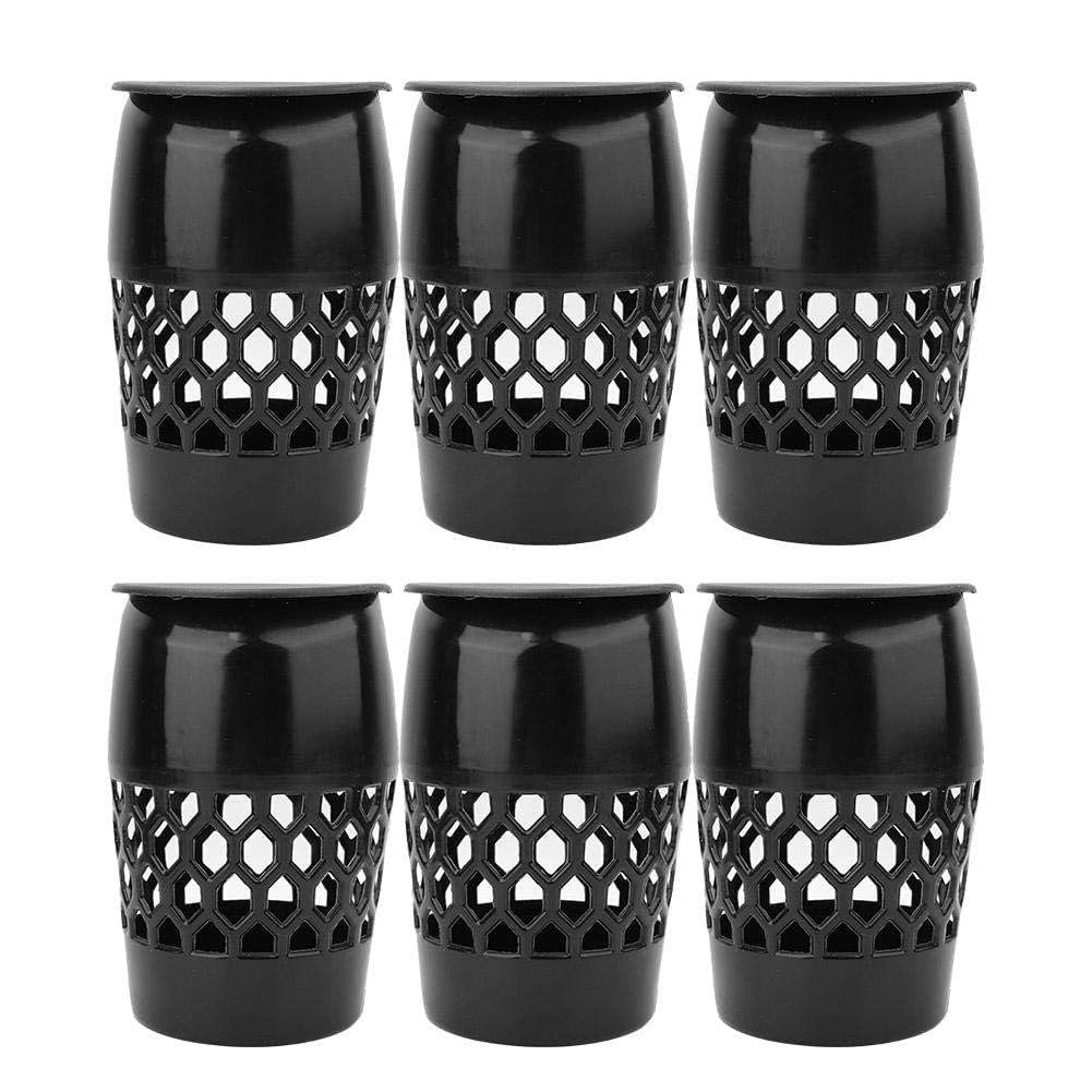 6PCS Plástico Durable Práctico Snooker Cesta de Billar Entretenimiento para el hogar Bola de Billar Almacenamiento Bolsillo Mesa de Billar Accesorios