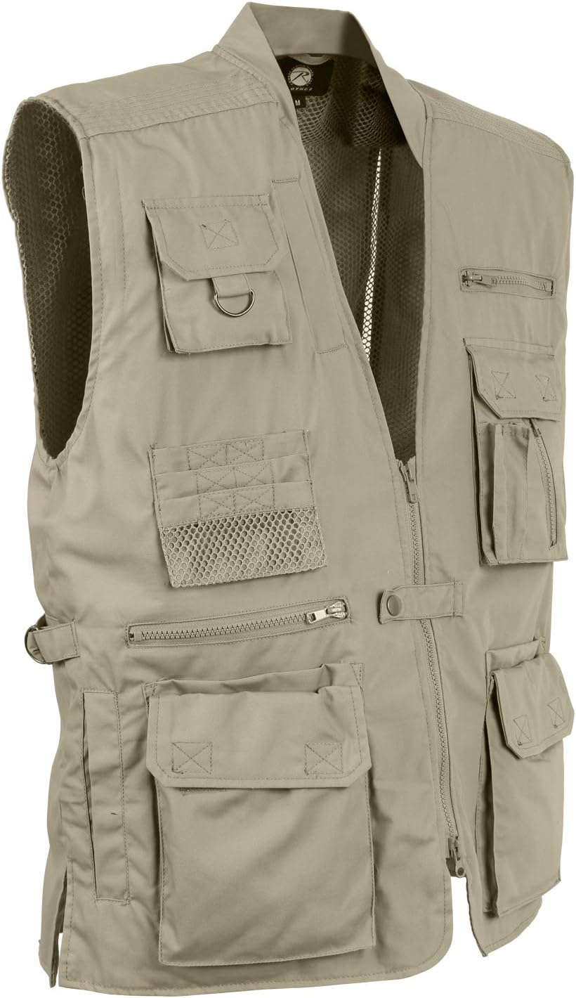 Rothco Conceal-Ops Plainclothes Vest – EDC Everyday Carry Travel Utility for Men