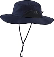 Vista 80 de Home Prefer UPF50+ - Sombrero de sol para hombre, sombrero de pesca de ala ancha para hombres y mujeres, sombrero de playa con protección UV, Gris