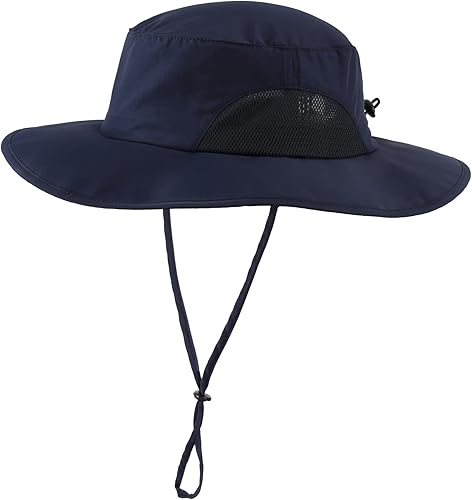 Miniatura 80 de Home Prefer UPF50+ - Sombrero de sol para hombre, sombrero de pesca de ala ancha para hombres y mujeres, sombrero de playa con protección UV, Gris