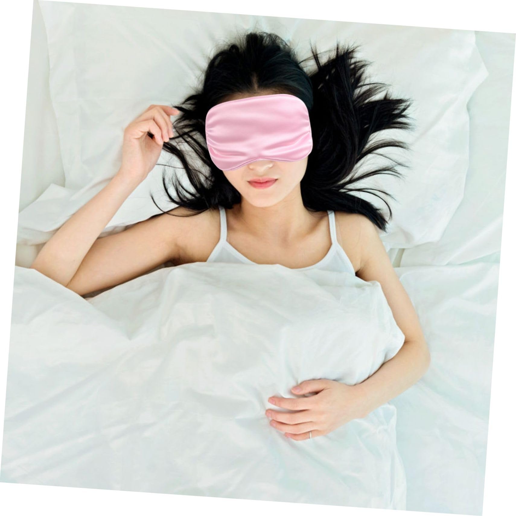 GLEAVI 12 Stk Blackout-Schlafmaske Augenklappe Augenmaske aus Seide Schlafauge für Frauen elastischer Gürtel lidschatten Schlafmaske aus Seide schlafender Augenschirm nachts