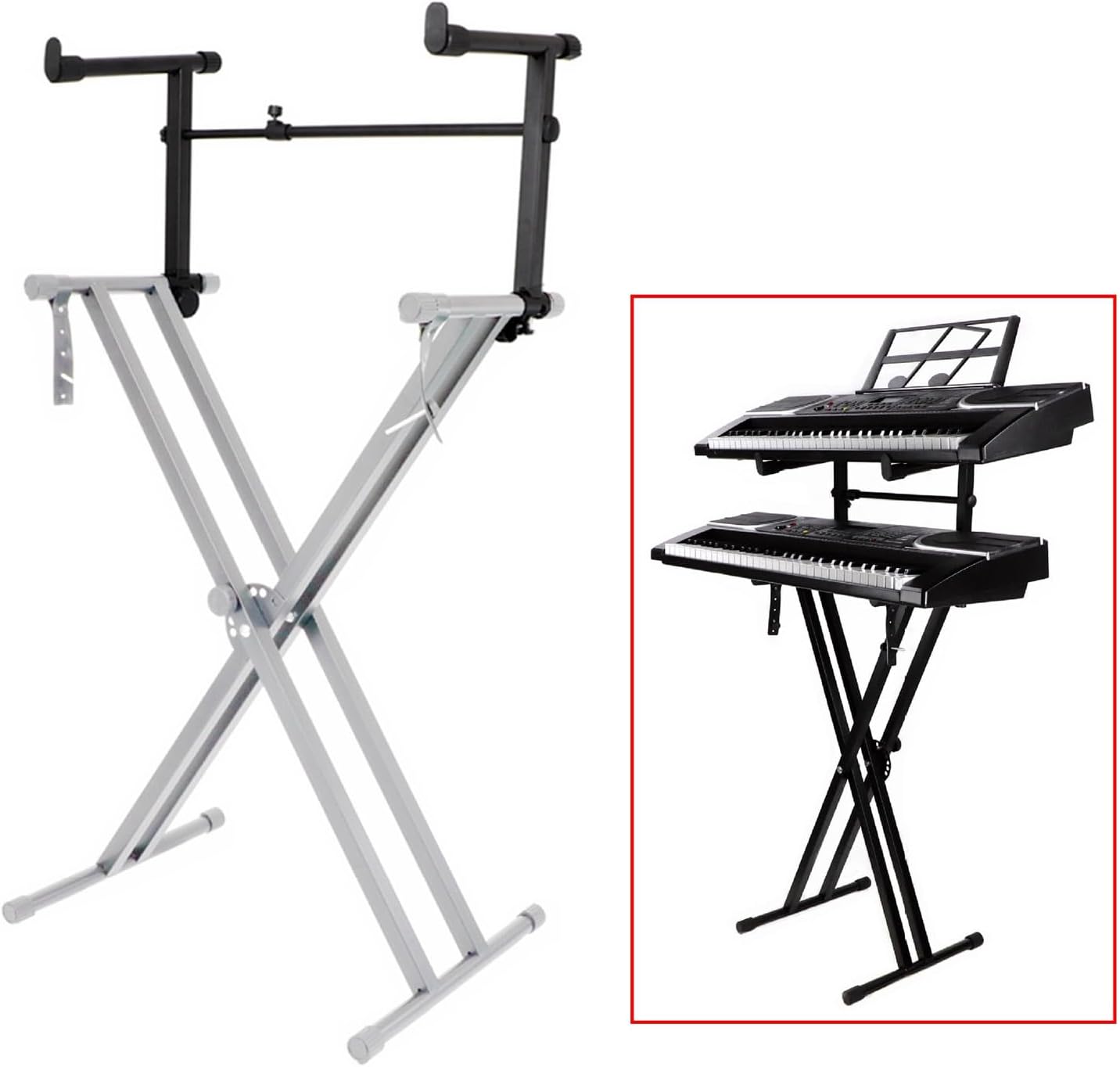 Detachable Electronic Piano Second Tiers Stand Digital Electric Rack Musical Keyboard Extension Panio Keyboard Extension