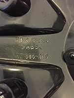 Vista 3 de Moto Metal MO 479L214 HT 005-019 Tapa Central Negra