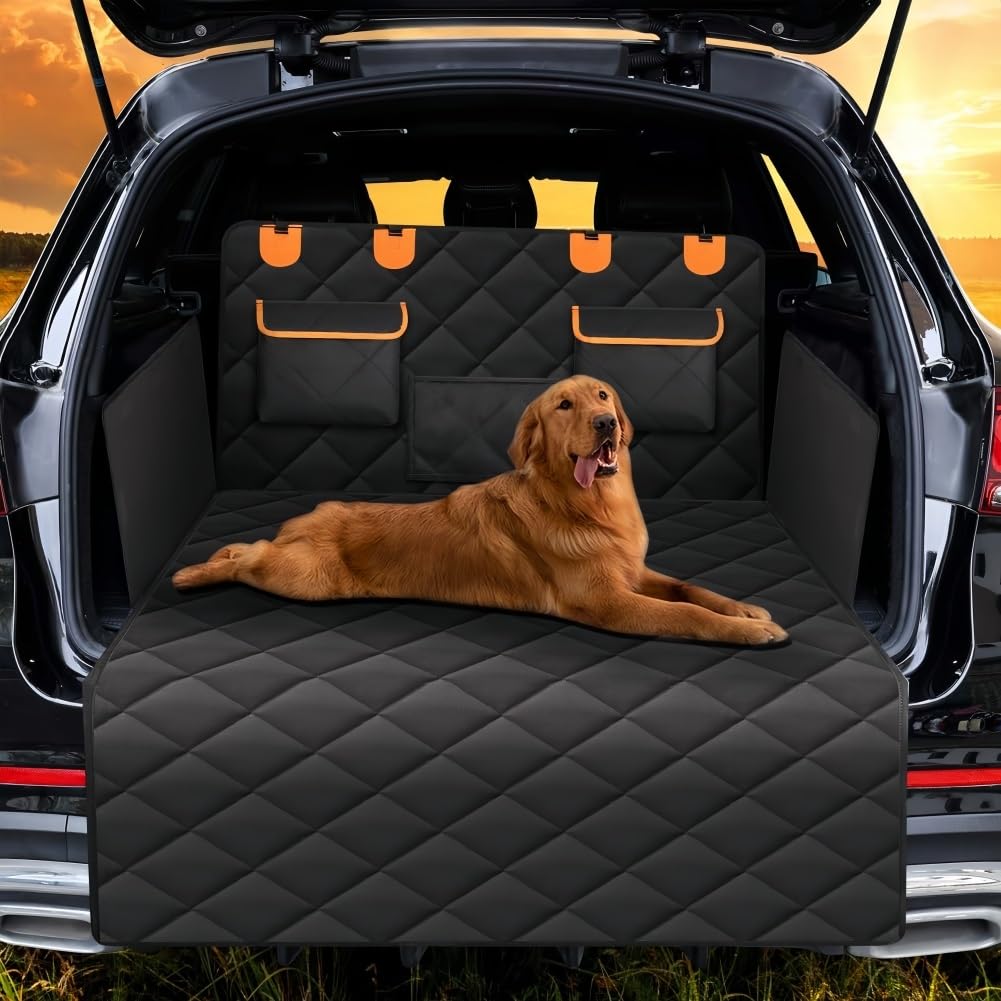 Protection Coffre Voiture Chien Mercedes Benz CLA Shooting Brake X118 (2019-2024) – Housse Imperméable Antidérapante Avec Pare-chocs & Côtés, Tapis Coffre Facile à Nettoyer