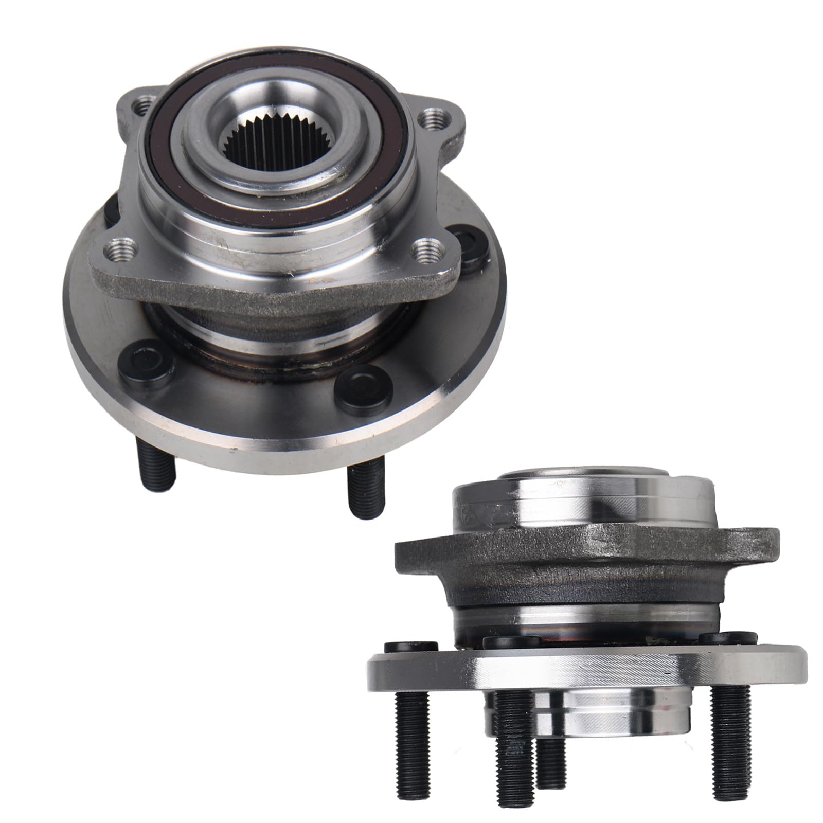 KUSATEC 513263 2PCS Front Wheel Bearing and Hub Assembly Compatible with Chrysler Sebring Cirrus 2007 2008 2009 2010, Chrysler 200 2011 2012 2013 2014