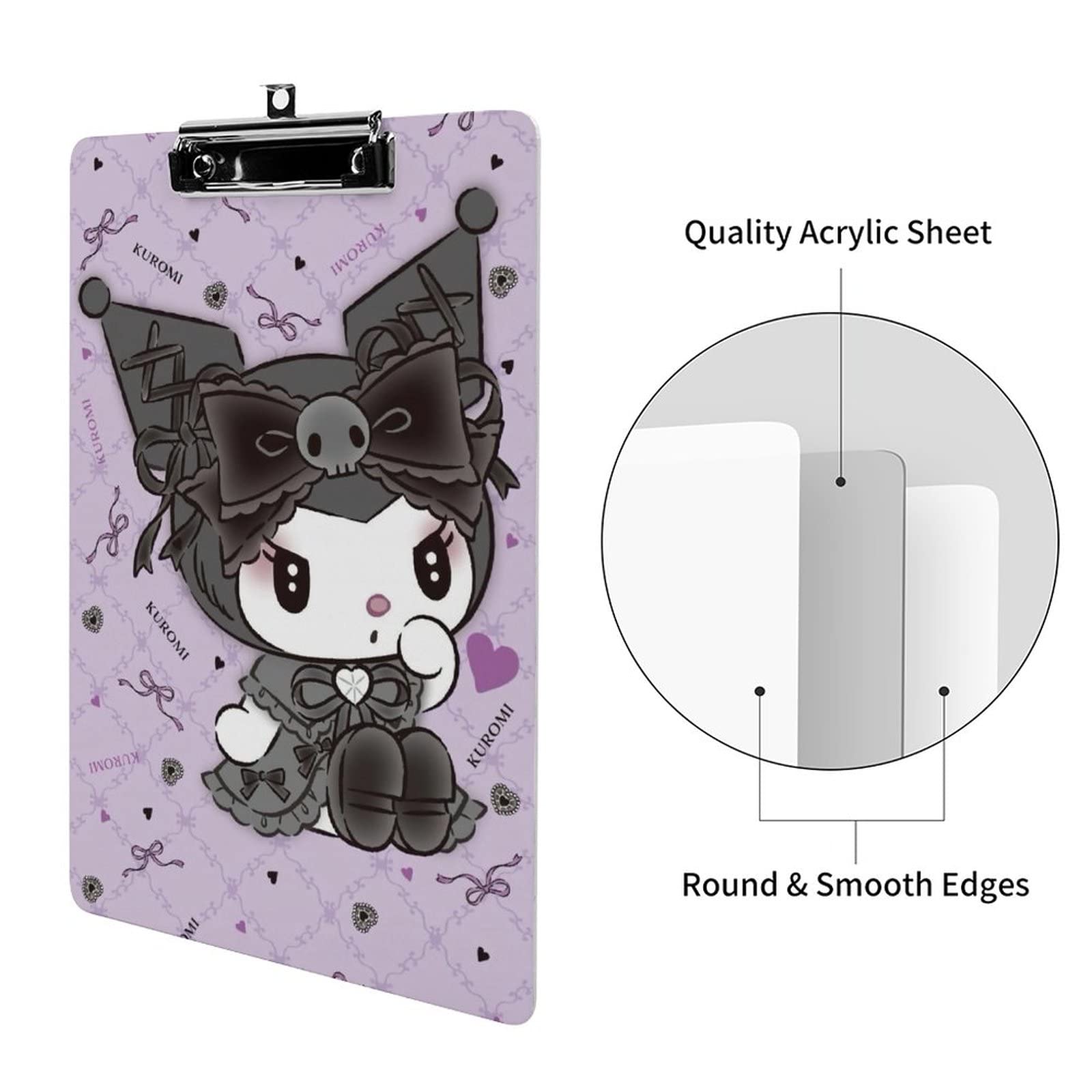 Amazon.co.jp: クロミ ちゃん クリップボード A4 クリップファイル A4