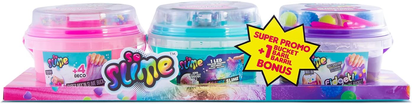 So Slime Mix'in Slime Pack of 3 Barrels SSC 220 Canal Toys