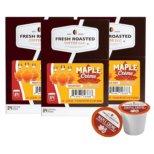 Miniatura 198 de Fresh Roasted Coffee, Tostado italiano, oscuro, 96 cápsulas para cafeteras K Cup