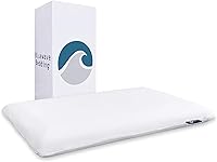 Bluewave Bedding 2.75" Ultra Slim Gel Memory Foam Pillow - Thin for Stomach & Back Sleepers, Neck Alignment, Cooling Support
