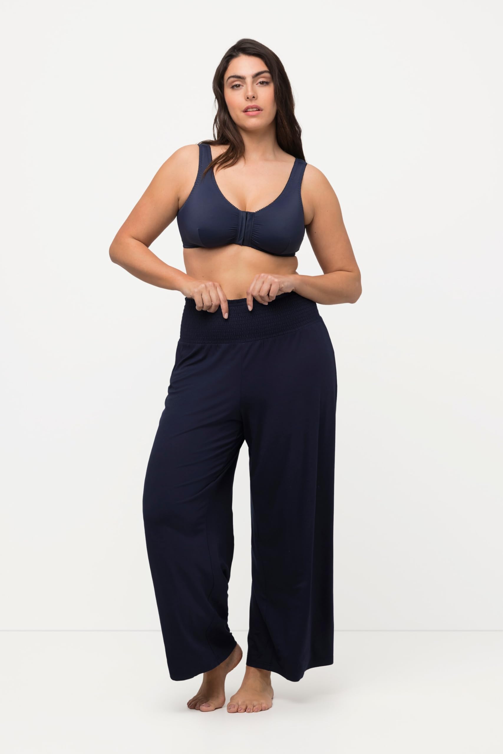 Ulla Popken Femme Pantalon à Enfiler