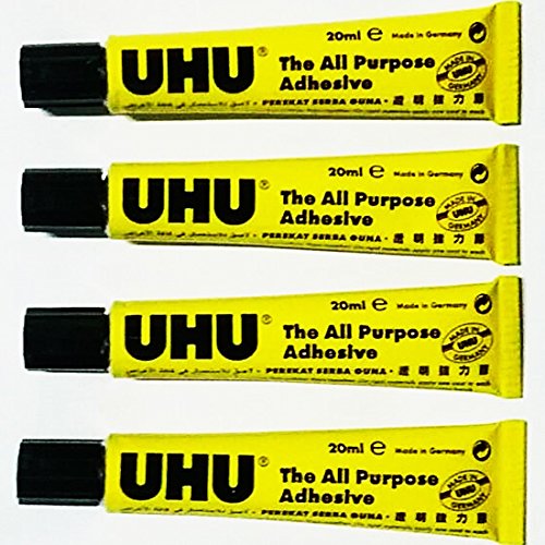 UHU Glue DIY All Purpose Adhesive 20 ml 4 Tubes
