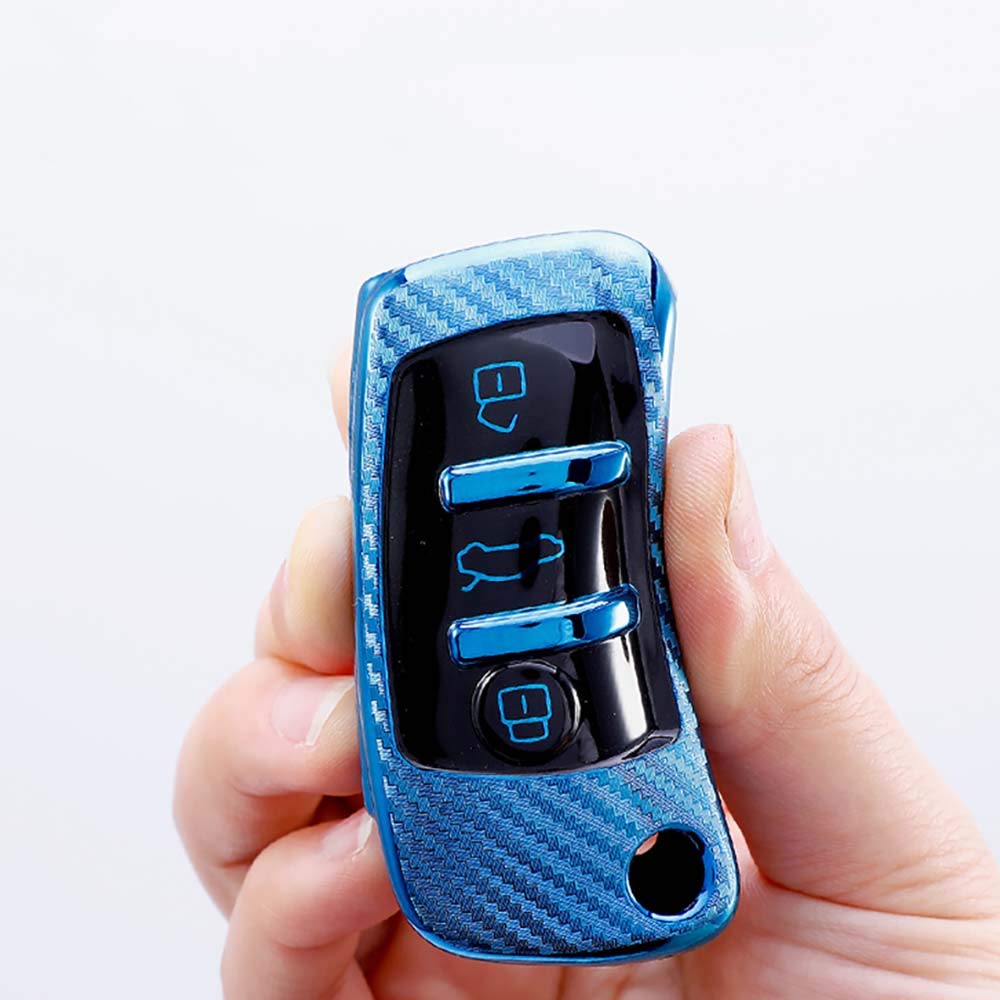 Cover Chiave Auto In Silicone Telecomando 3 Tasti Compatibile Con Audi A1 A3 A4 A6 A8 TT Q5 Q7