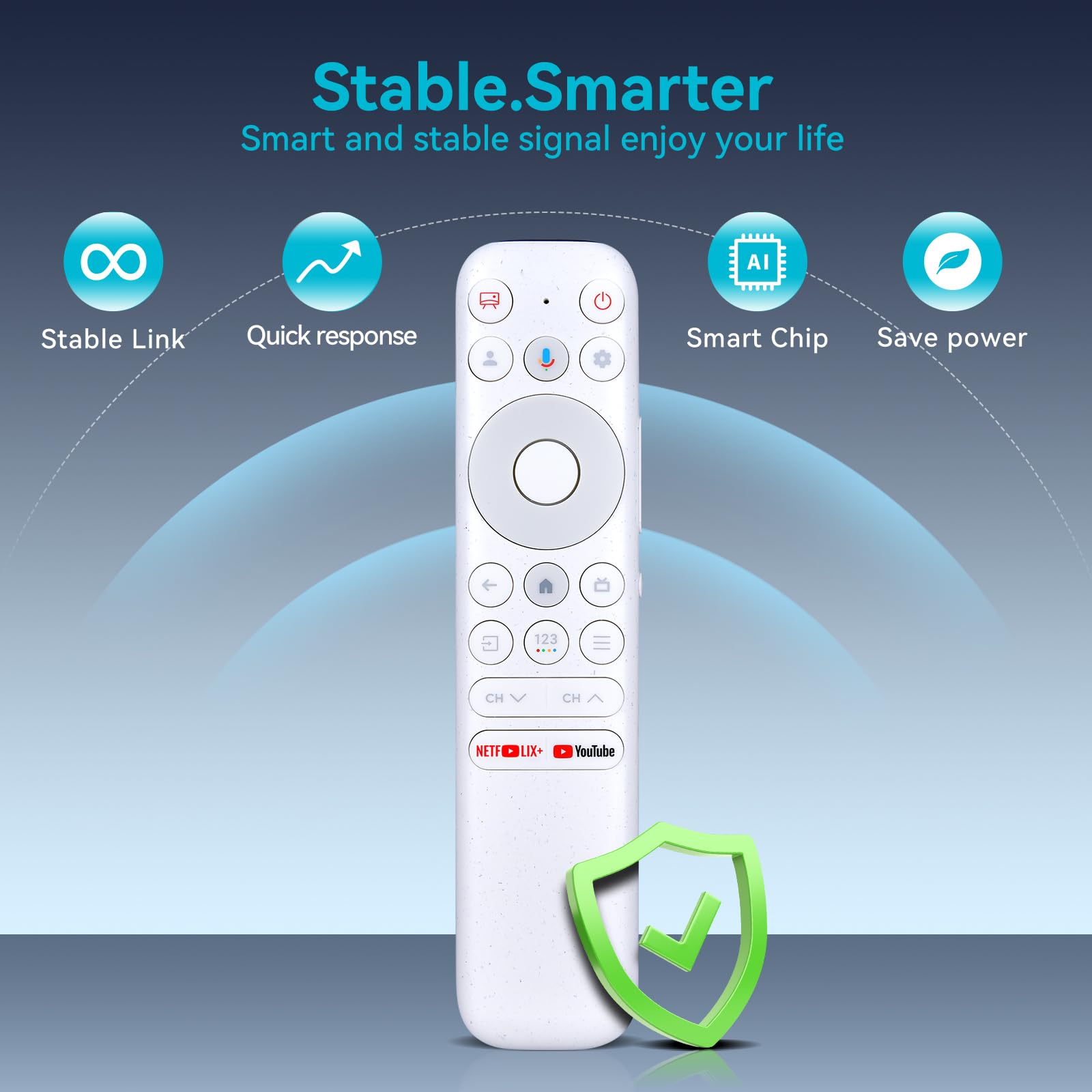 RC902N FER1 Télécommande vocale de rechange pour téléviseurs TCL NXTVISION