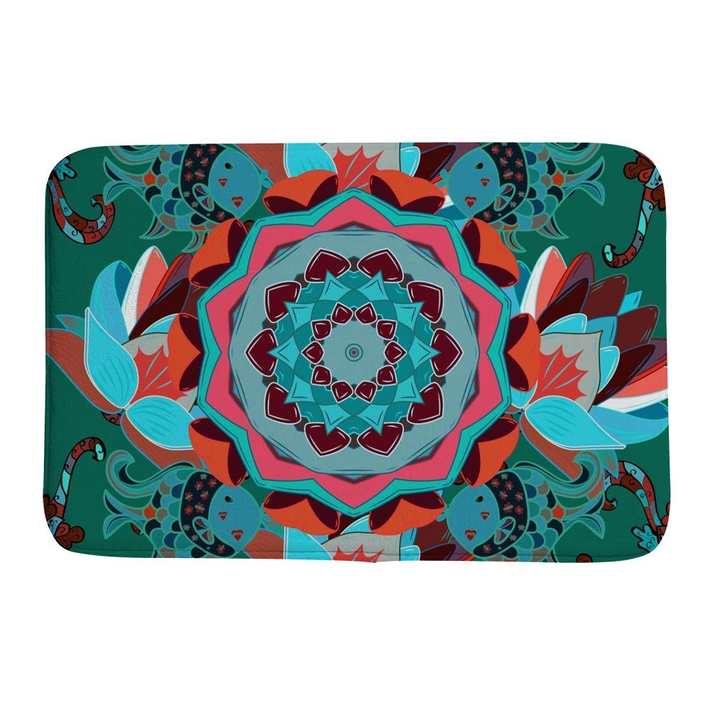 Tapis de salle de bain antidérapant CHEHONG en velours 36x61 cm