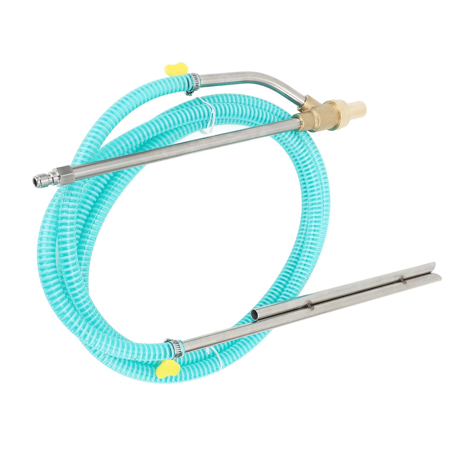 Kit di Sabbiatura per Idropulitrice Attacco per Sabbiatrice Sostituzione del Kit di Sabbiatura a Umido a Sgancio Rapido da 1/4 di Pollice (BLUE)