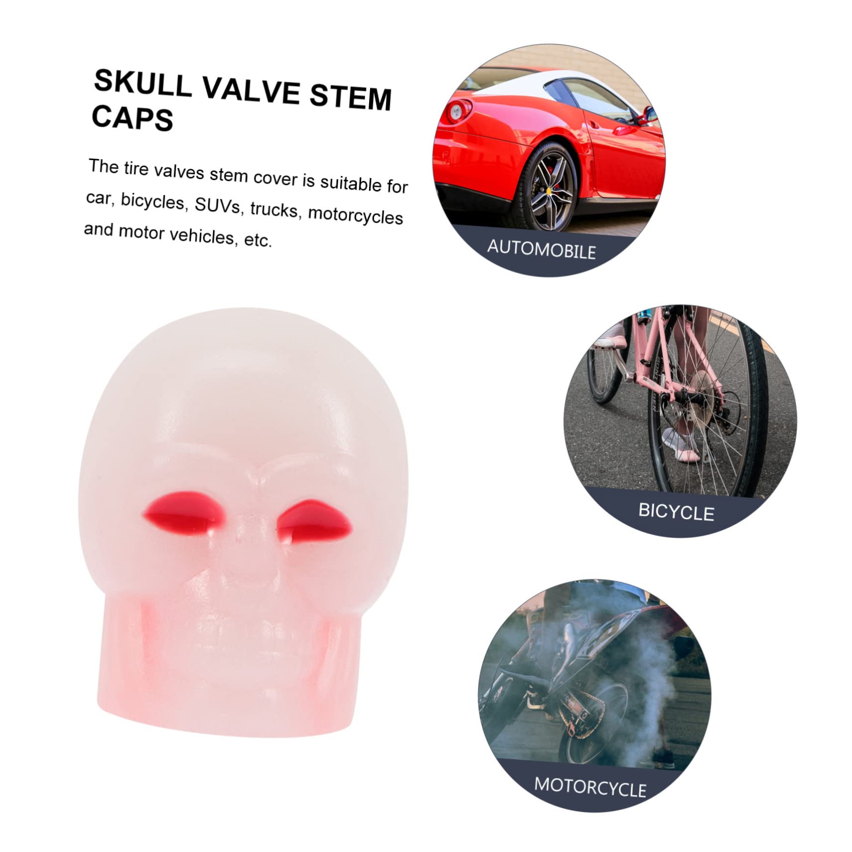 Gatuida 80stücke Teiliges Leuchtende Gummikappen Für Ventile Fluoreszierende Ventilkappen Für Fahrräder Und Motorräder Schützt Vor Korrosion Und Sorgt Für Optimalen Reifendruck