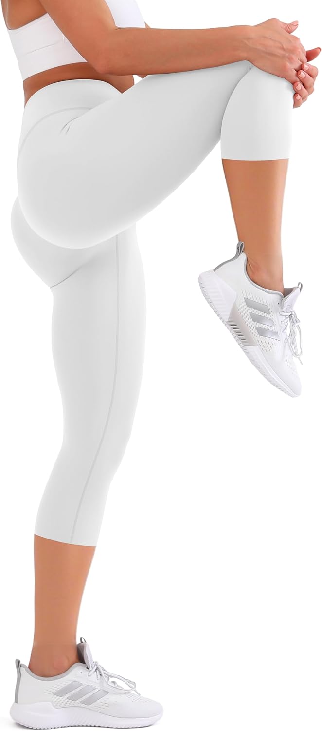 CHANAN High Waisted Leggings for Women No See Through Tummy Control Buttery Soft Yoga Pants for Workout Athletic Running