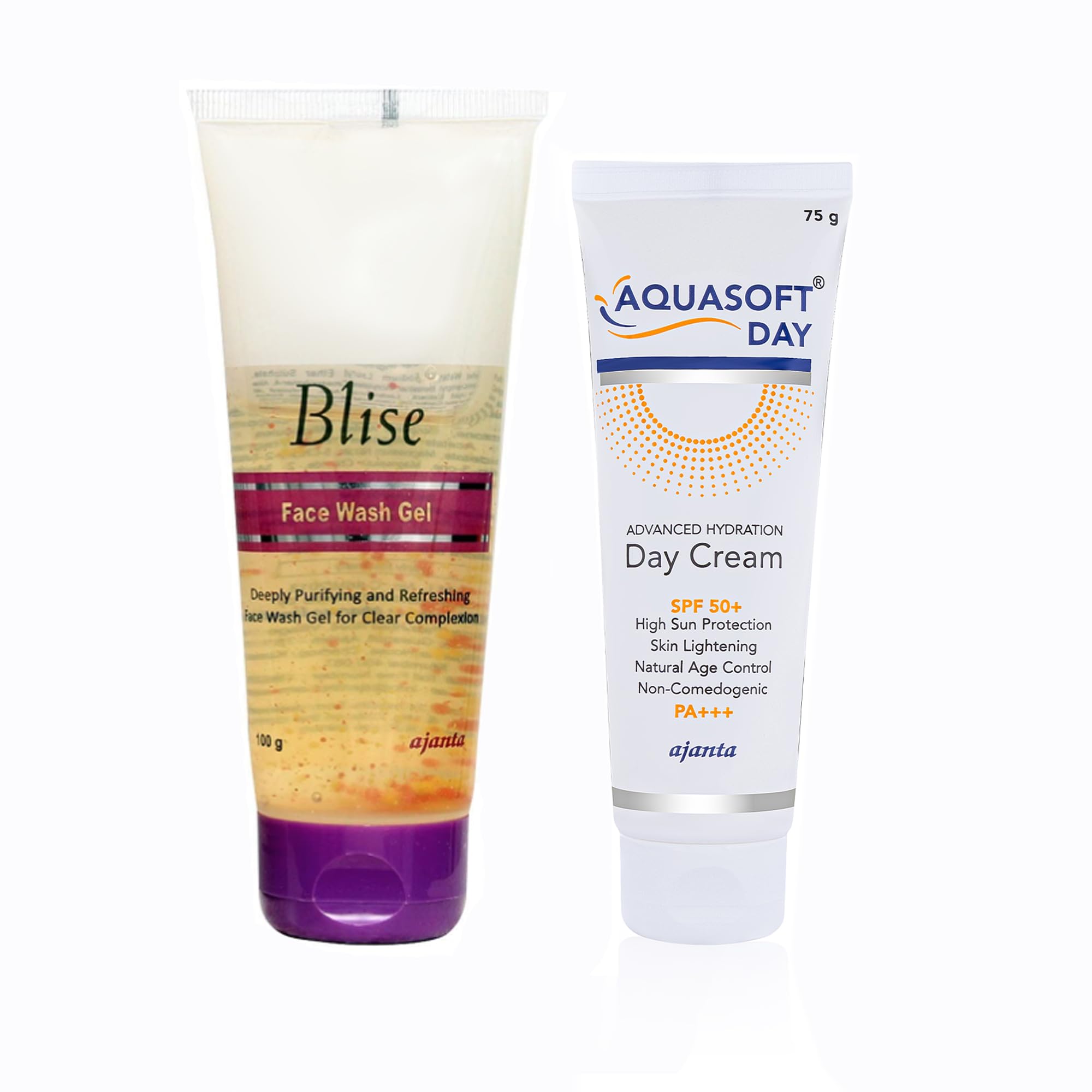 Blise Deeply Purifying & Refreshing Face Wash Gel 100g + Aquasoft Day Advanced Hydration Cream SPF 50+ PA+++ 75g Morning Skincare Pack | Clear Complexion Cleanser & Deep Moisturizing Sun Shield-image-14