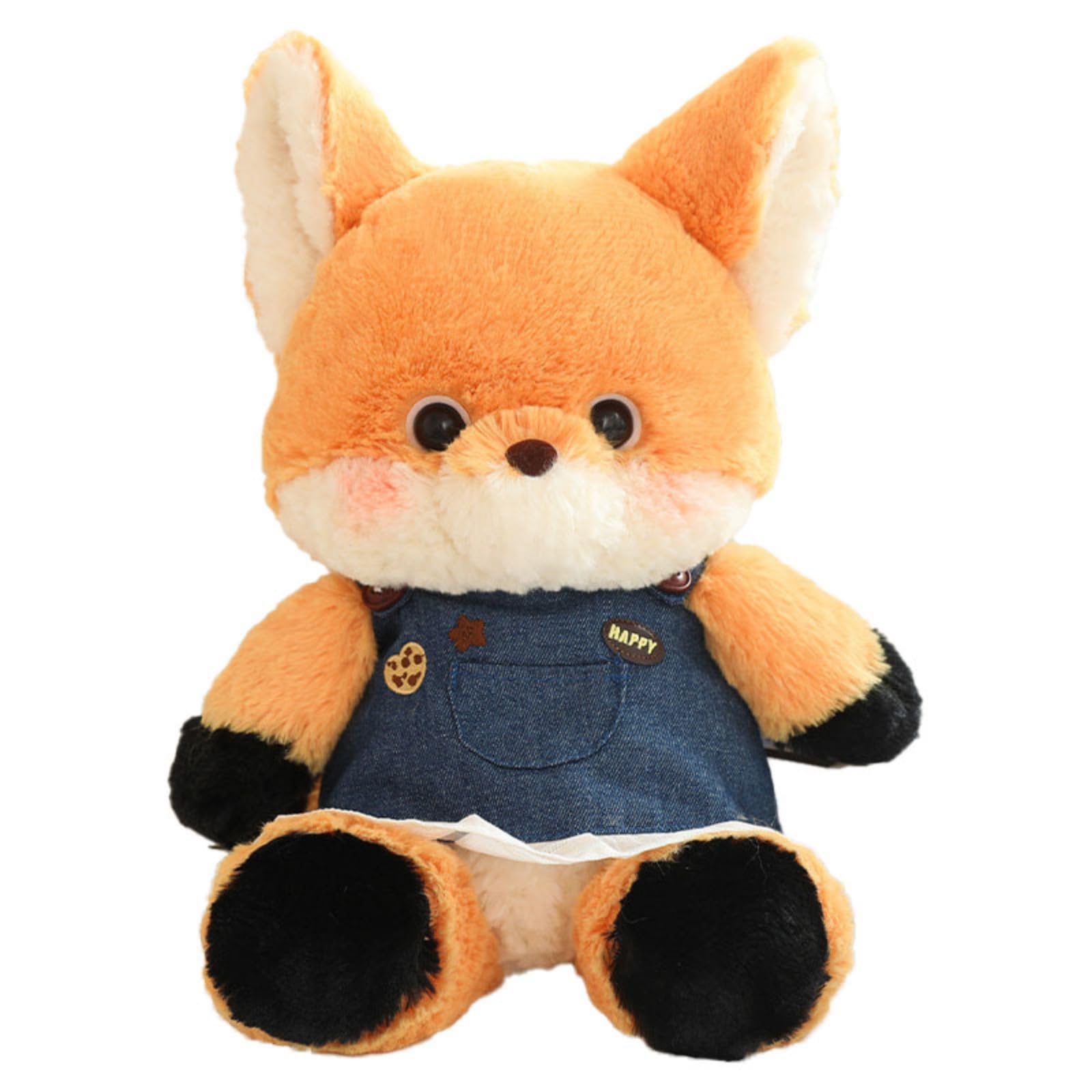 Kuscheltier Fuchs, Fuchs Wolf Plüschtier Stofftier Spielzeug, Weiche Niedliche Kuscheltier Fuchs, Fuchs Wolf Plüsch Spielzeug, Geschenk für Kinder Jungen und Mädchen (65cm,Orange)